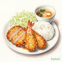 海老&ヒレかつ定食