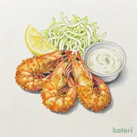 海老フライ定食 単品