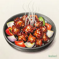 熱っ熱っ酢豚ランチ