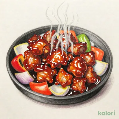 熱っ熱っ酢豚ランチ