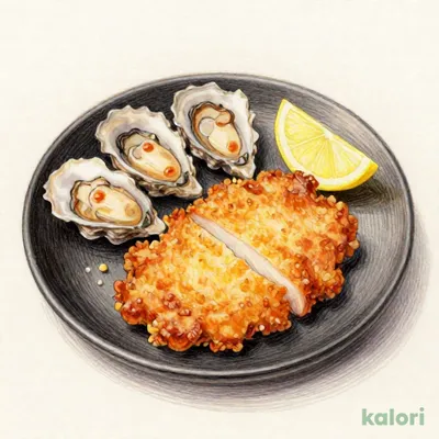 かき＆ロースかつ（単品）
