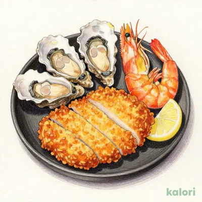 かき＆海老・ヒレかつ（単品）