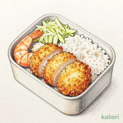 テイクアウト 海老&ヒレかつ弁当