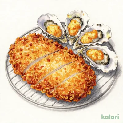 ランチ かき&ロースかつ（単品）
