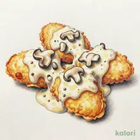 ランチ きのこクリームかきフライ（単品）