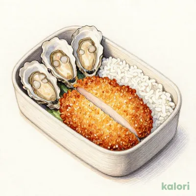 テイクアウト かき&ヒレかつ弁当