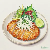 新鮮香味野菜とたっぷりおろしかつ