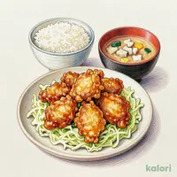 から揚げ定食