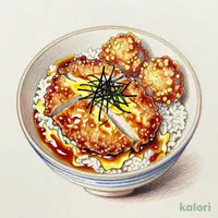 Extra Large Pork Cutlet Rice Bowl
