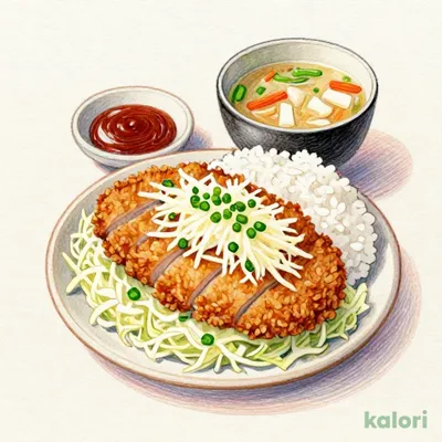 ねぎおろしかつ定食