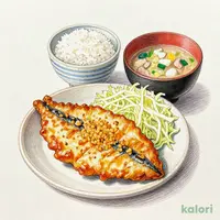 アジフライ定食