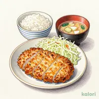 ダブルロースかつ定食