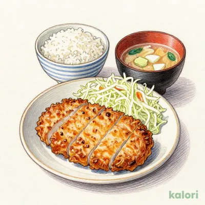 ダブルロースかつ定食