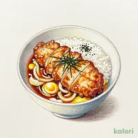 Half Pork Fillet Cutlet Rice Bowl