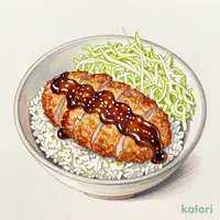 ハーフ味噌かつ丼