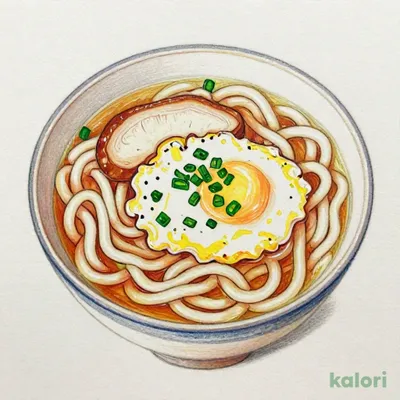 Egg Drop Udon Noodles