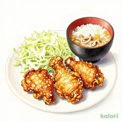 から揚げ定食