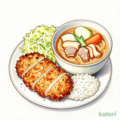 Pork Miso Soup Set Meal (Pork Fillet Cutlet)
