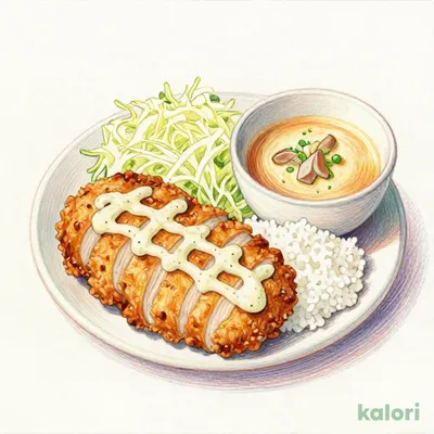 タルタルチキンカツ定食