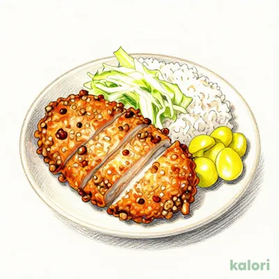 Minced Meat Cutlet Bento