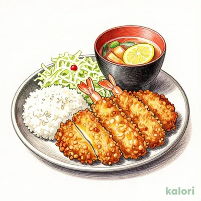 海老・チキンカツ・から揚げ定食