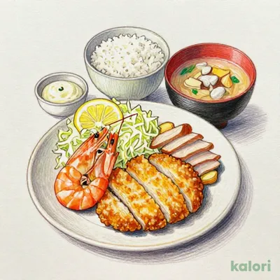 ミックスかつや定食