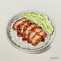 豚丼弁当