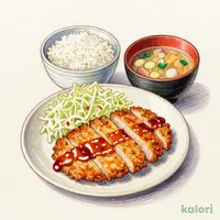 Grilled Pork and Loin Katsu Combo Set Meal