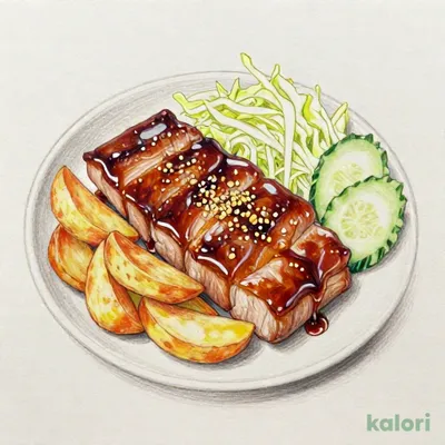 とんテキ定食（150g）