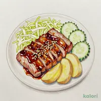 とんテキ定食（250g）
