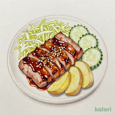 とんテキ定食（250g）