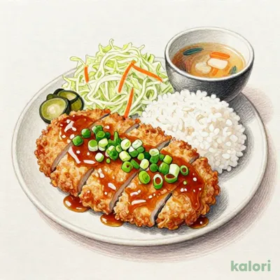 味噌ねぎかつランチ（120g）