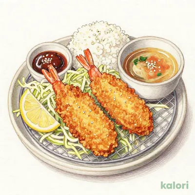 海老フライ盛り定食（3本）