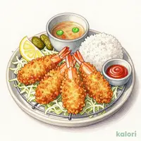 海老フライ盛り定食（4本）