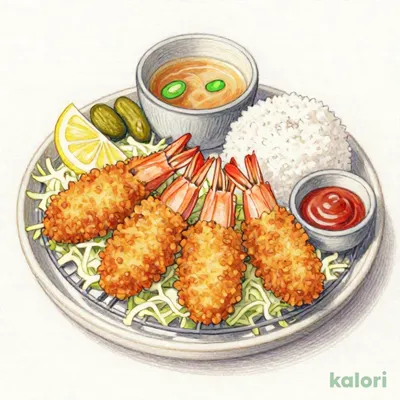 海老フライ盛り定食（5本）