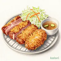 ロースヒレかつ合盛り定食