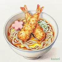 海老天玉子とじあんかけ