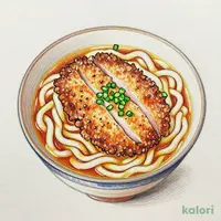 とんかつだし割りカレーうどん（はちみつ入り）