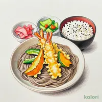 天ぷらそばセット