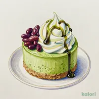 Matcha Cheesecake and Matcha Ice Cream Parfait
