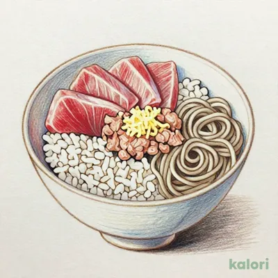 静岡水揚げまぐろとねぎとろとろろ丼セット