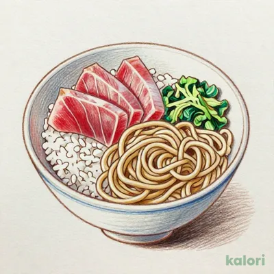 静岡水揚げまぐろとねぎとろ丼セット