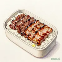 ハーフ＆ハーフ弁当 [牛／豚］