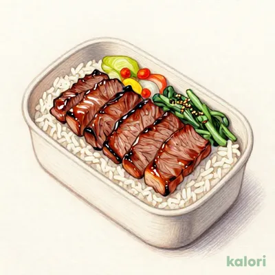 黒毛和牛 上カルビ弁当