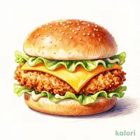 チーズチキンフィレバーガー