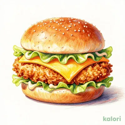 チーズチキンフィレバーガー