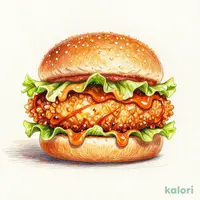 辛口チキンフィレバーガー