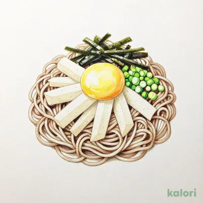 冷し月見とろろそば