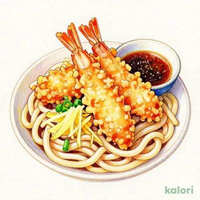大海老天ざるうどん