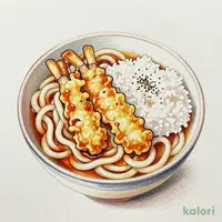 ちくわ天生醤油うどん定食